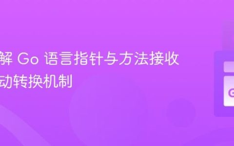 深入理解 Go 语言指针与方法接收器的自动转换机制