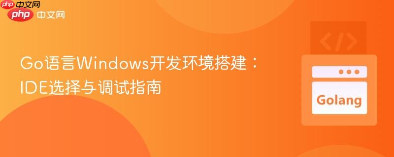 Go语言Windows开发环境搭建:IDE选择与调试指南