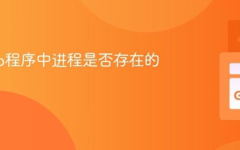检查Go程序中进程是否存在的方法