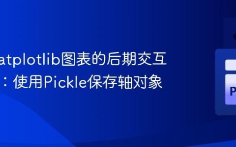 实现Matplotlib图表的后期交互性编辑：使用Pickle保存轴对象