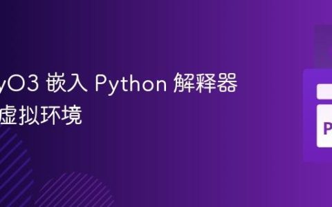 使用 PyO3 嵌入 Python 解释器时配置虚拟环境