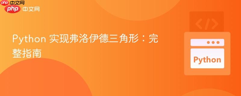 Python 实现弗洛伊德三角形:完整指南