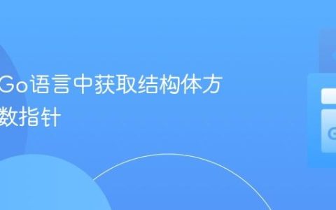 如何在Go语言中获取结构体方法的函数指针