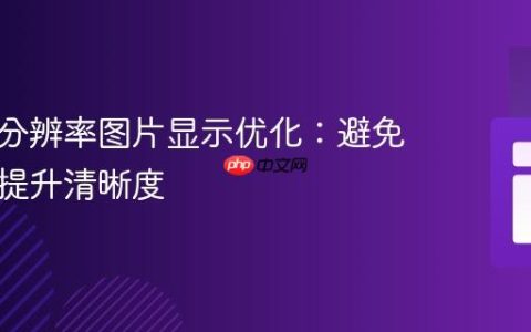 网页高分辨率图片显示优化：避免模糊与提升清晰度
