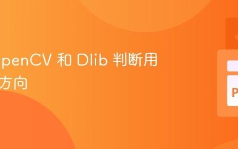 使用 OpenCV 和 Dlib 判断用户视线方向