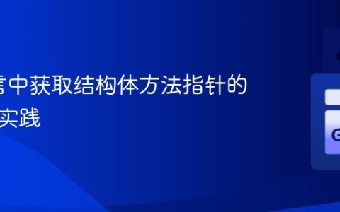 Go语言中获取结构体方法指针的技巧与实践