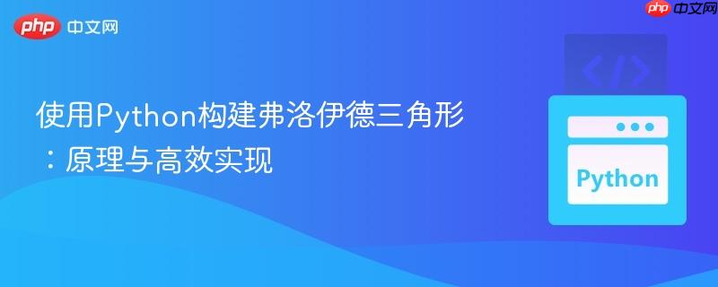 使用Python构建弗洛伊德三角形:原理与高效实现