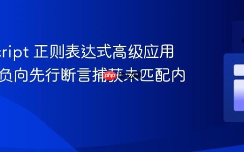 JavaScript 正则表达式高级应用：利用负向先行断言捕获未匹配内容