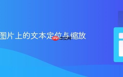 响应式图片上的文本定位与缩放