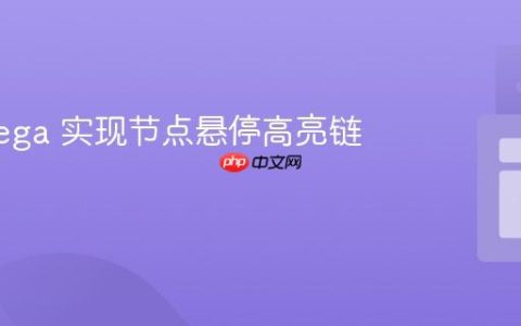使用 Vega 实现节点悬停高亮链接效果
