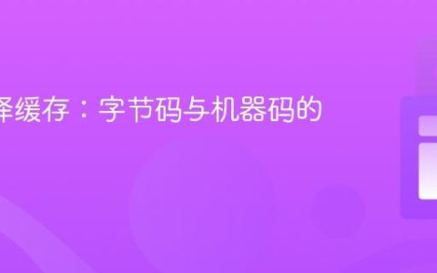 V8 编译缓存：字节码与机器码的探讨