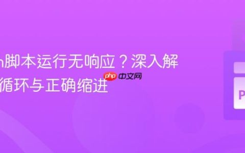 Python脚本运行无响应？深入解析无限循环与正确缩进