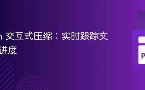 Python 交互式压缩：实时跟踪文件压缩进度