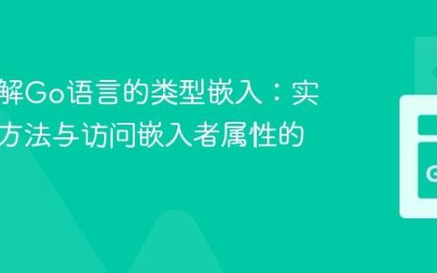 深入理解Go语言的类型嵌入：实现默认方法与访问嵌入者属性的策略