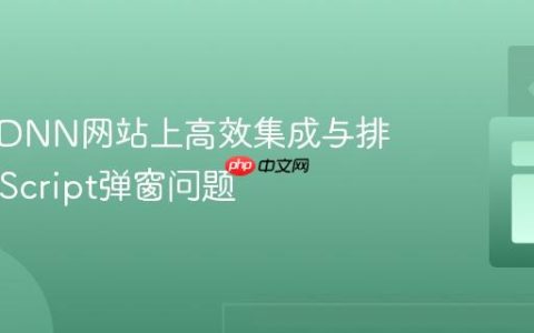 如何在DNN网站上高效集成与排查JavaScript弹窗问题