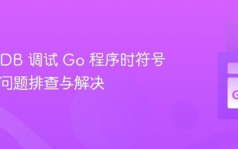 使用 GDB 调试 Go 程序时符号表缺失问题排查与解决