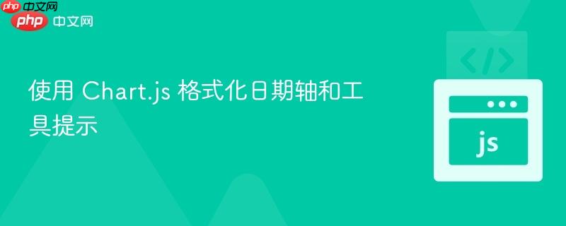 使用 chart.js 格式化日期轴和工具提示