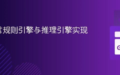 Go语言规则引擎与推理引擎实现指南