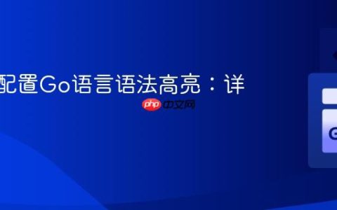 为VIM配置Go语言语法高亮：详细教程