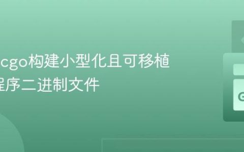 使用gccgo构建小型化且可移植的Go程序二进制文件