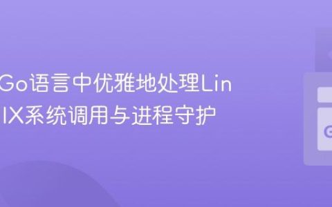 如何在Go语言中优雅地处理Linux/UNIX系统调用与进程守护