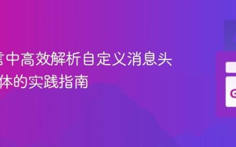 Go语言中高效解析自定义消息头与消息体的实践指南