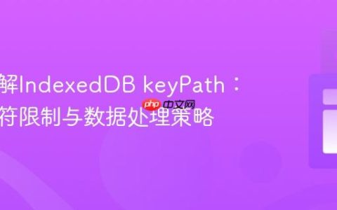 深入理解IndexedDB keyPath：特殊字符限制与数据处理策略