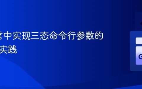 Go语言中实现三态命令行参数的策略与实践
