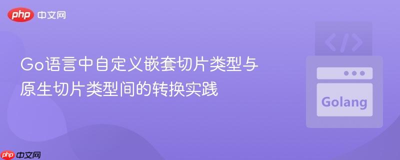 Go语言中自定义嵌套切片类型与原生切片类型间的转换实践