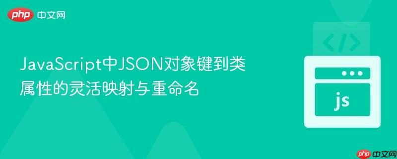 javascript中json对象键到类属性的灵活映射与重命名