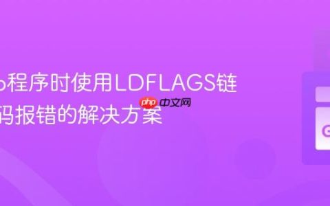 构建Go程序时使用LDFLAGS链接C代码报错的解决方案
