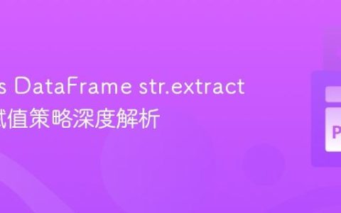 Pandas DataFrame str.extract与loc赋值策略深度解析
