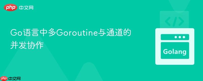 Go语言中多Goroutine与通道的并发协作