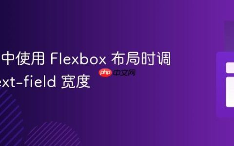Vue.js 中使用 Flexbox 布局时调整 v-text-field 宽度