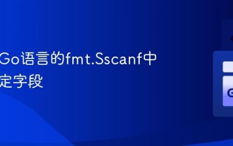 如何在Go语言的fmt.Sscanf中忽略特定字段