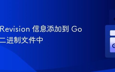 将 Git Revision 信息添加到 Go 编译的二进制文件中