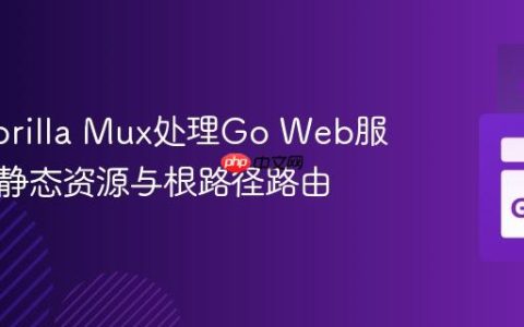 使用Gorilla Mux处理Go Web服务中的静态资源与根路径路由