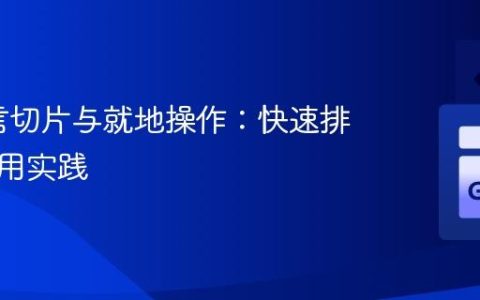 Go语言切片与就地操作：快速排序的惯用实践