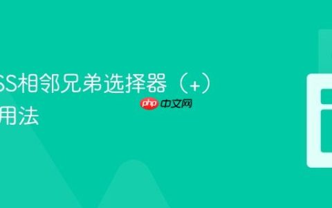 掌握CSS相邻兄弟选择器（+）的正确用法