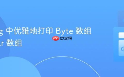 Golang 中优雅地打印 Byte 数组和 Char 数组