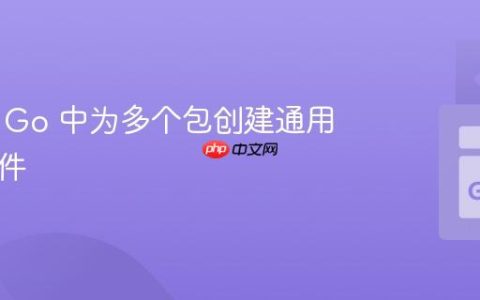 如何在 Go 中为多个包创建通用测试套件