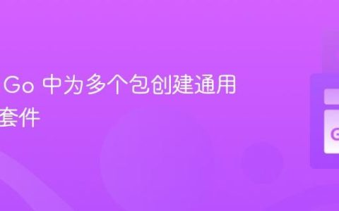 如何在 Go 中为多个包创建通用的测试套件
