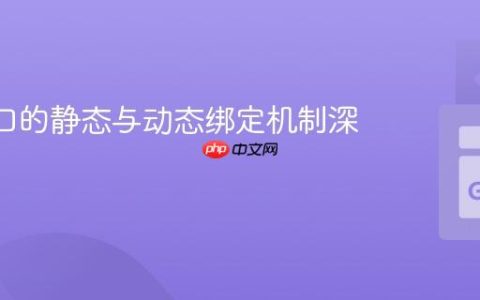 Go 接口的静态与动态绑定机制深度解析