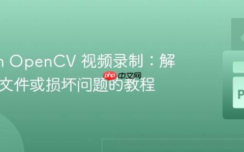 Python OpenCV 视频录制：解决0KB文件或损坏问题的教程