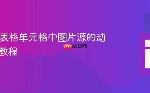HTML表格单元格中图片源的动态修改教程