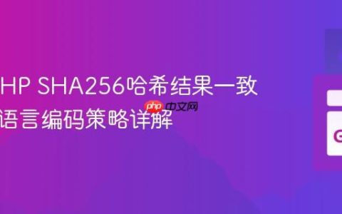 Go与PHP SHA256哈希结果一致性：跨语言编码策略详解