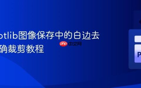 Matplotlib图像保存中的白边去除与精确裁剪教程