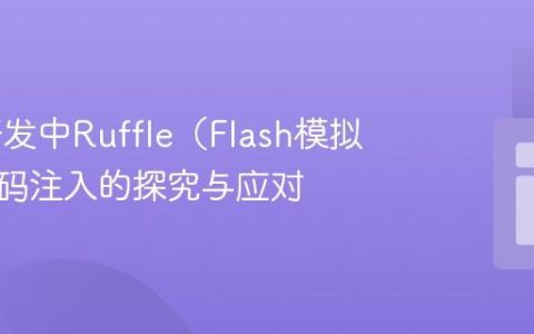 Web开发中Ruffle（Flash模拟器）代码注入的探究与应对