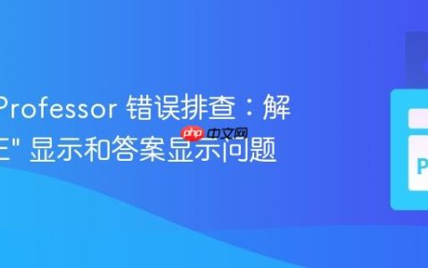 Little Professor 错误排查：解决 “EEE” 显示和答案显示问题