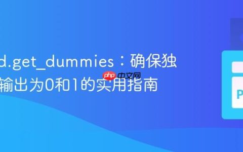 掌握 pd.get_dummies：确保独热编码输出为0和1的实用指南